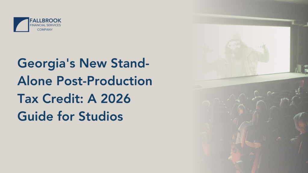 Georgia’s New Stand-Alone Post-Production Tax Credit: A 2026 Guide for Studios